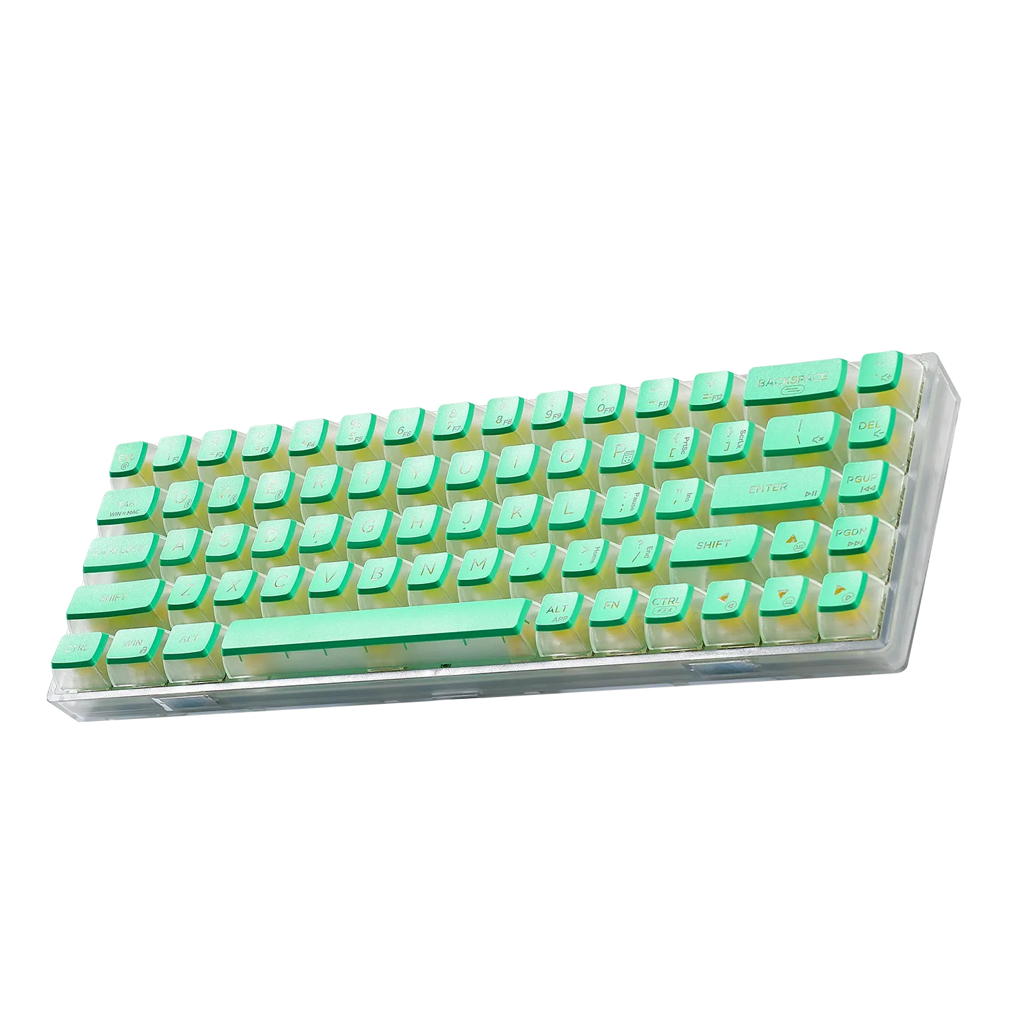 Soda Green 65% RGB Tactile Mechanical Wireless Gaming Keyboard