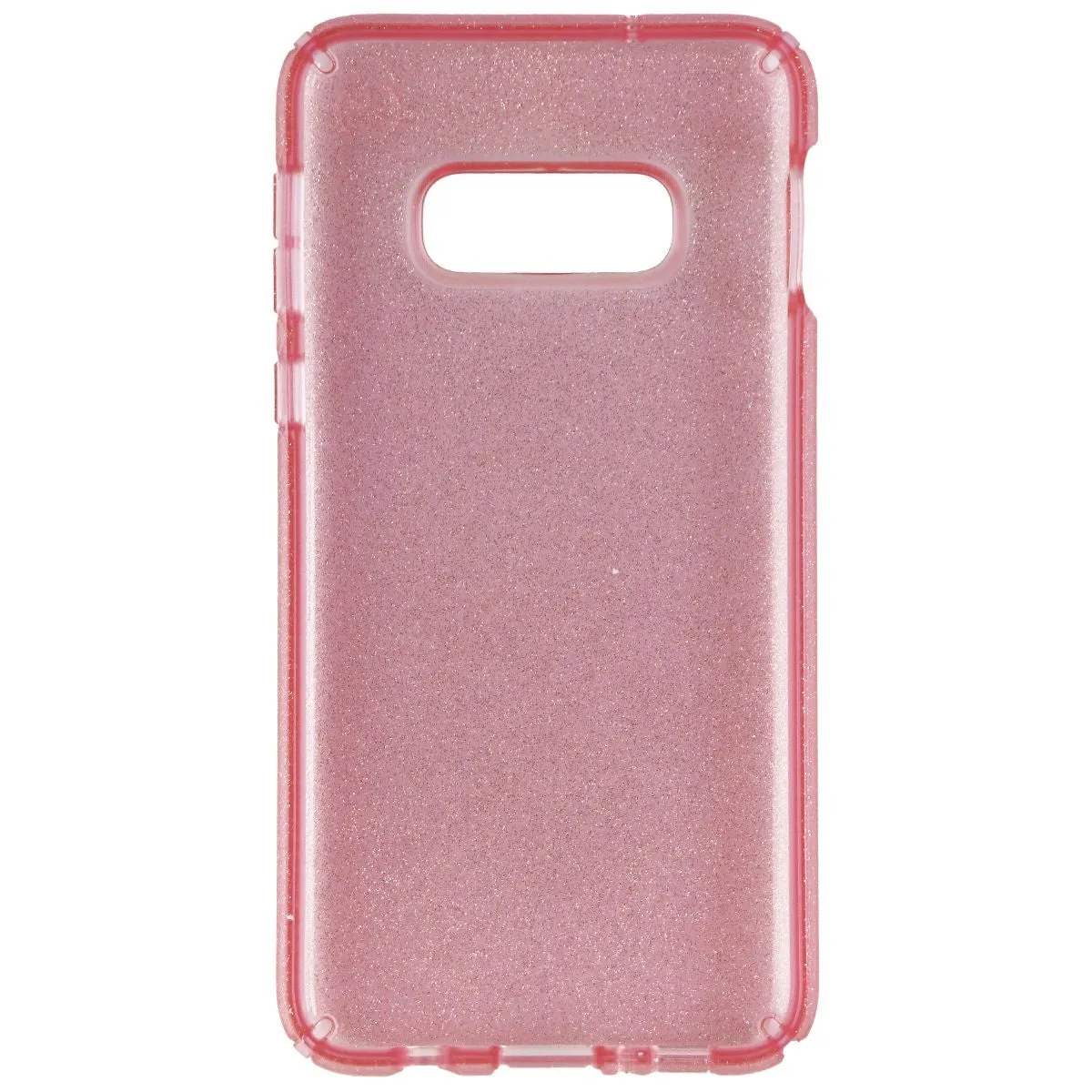 Speck Presidio Clear Glitter Case for Galaxy S10e - Bella Pink/Gold Glitter