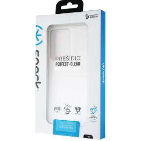 Speck Presidio Perfect-Clear Case for Galaxy S20 Ultra 5G - Clear/Silver Glitter