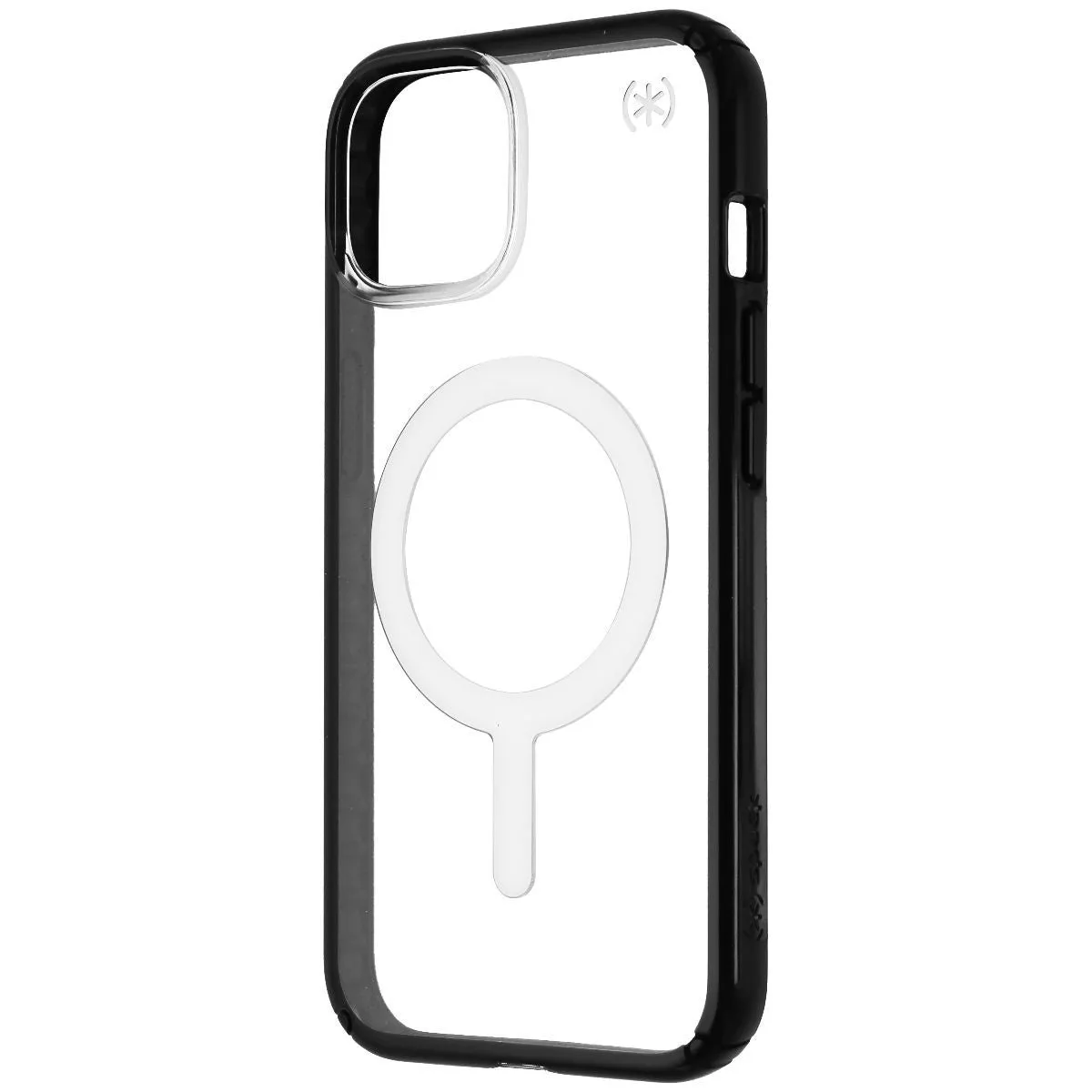 Speck Presidio Perfect-Clear Case for MagSafe for Apple iPhone 13 - Clear/Black