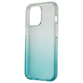 Speck Presidio Perfect Clear Ombre Case for iPhone 13 Pro - Clear/Teal Fade