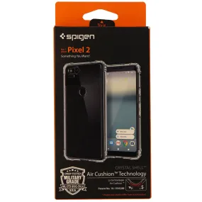 Spigen Crystal Shell Series Protective Case Cover for Google Pixel 2 - Clear