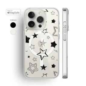 Stars Clear MagSafe iPhone Case