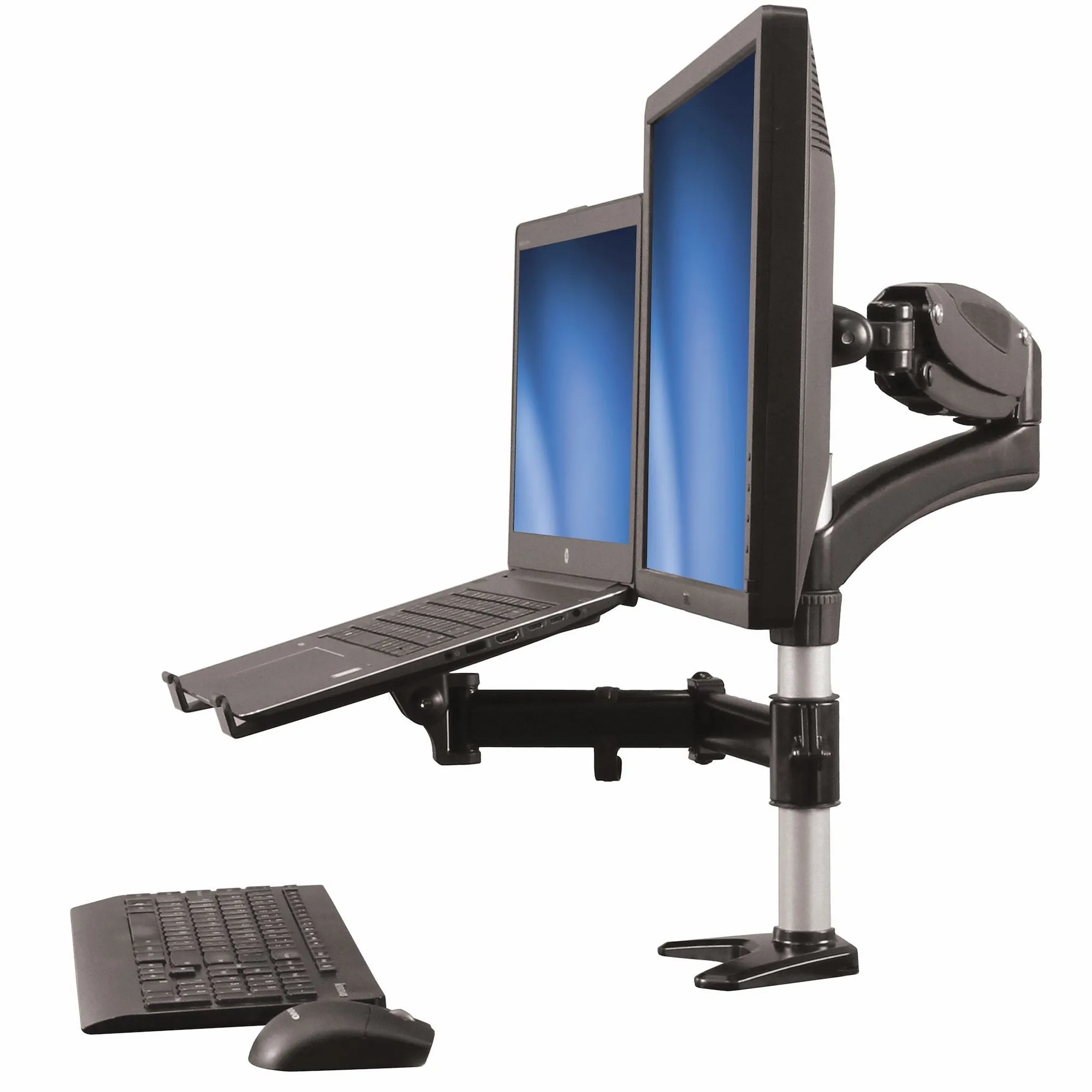 Startech.Com Laptop Monitor Stand - Computer Monitor Stand - Full Motion Articulating - Vesa Mount Monitor Desk Mount -