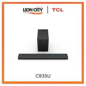 TCL C935U  5.1.2 Channel Dolby Atmos Soundbar with Wireless Subwoofer