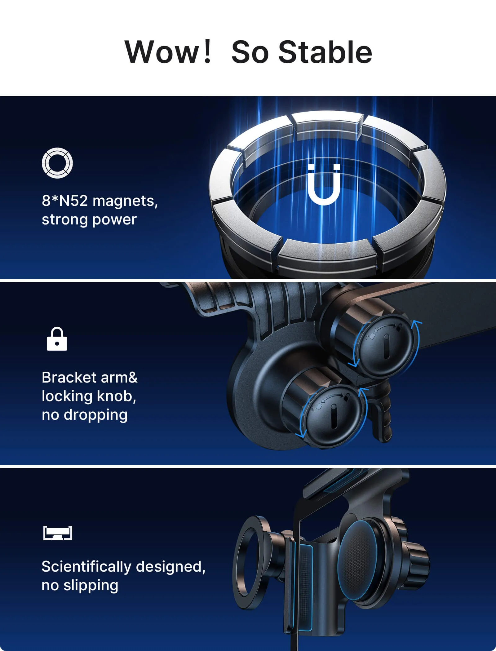 Tesla Mag-Safe Car Phone Mount