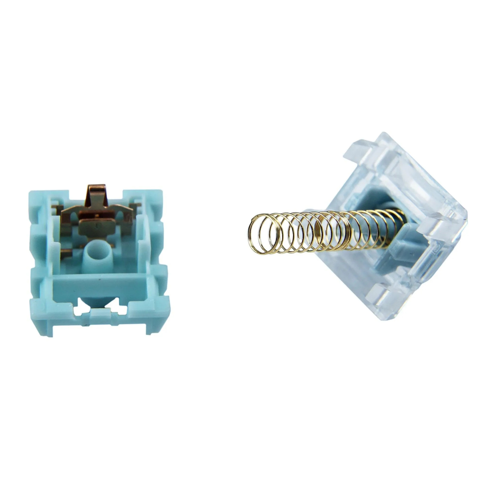 TTC 3 Pin 42g Tactile BLUISH WHITE (Factory Pre-lubed) SMD Switches For MX Mechanical Keyboard