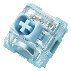 TTC 3 Pin 42g Tactile BLUISH WHITE (Factory Pre-lubed) SMD Switches For MX Mechanical Keyboard