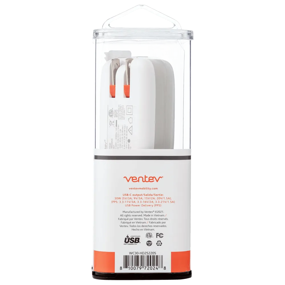 Ventev PD 30W USB C Wall Charger by Ventev