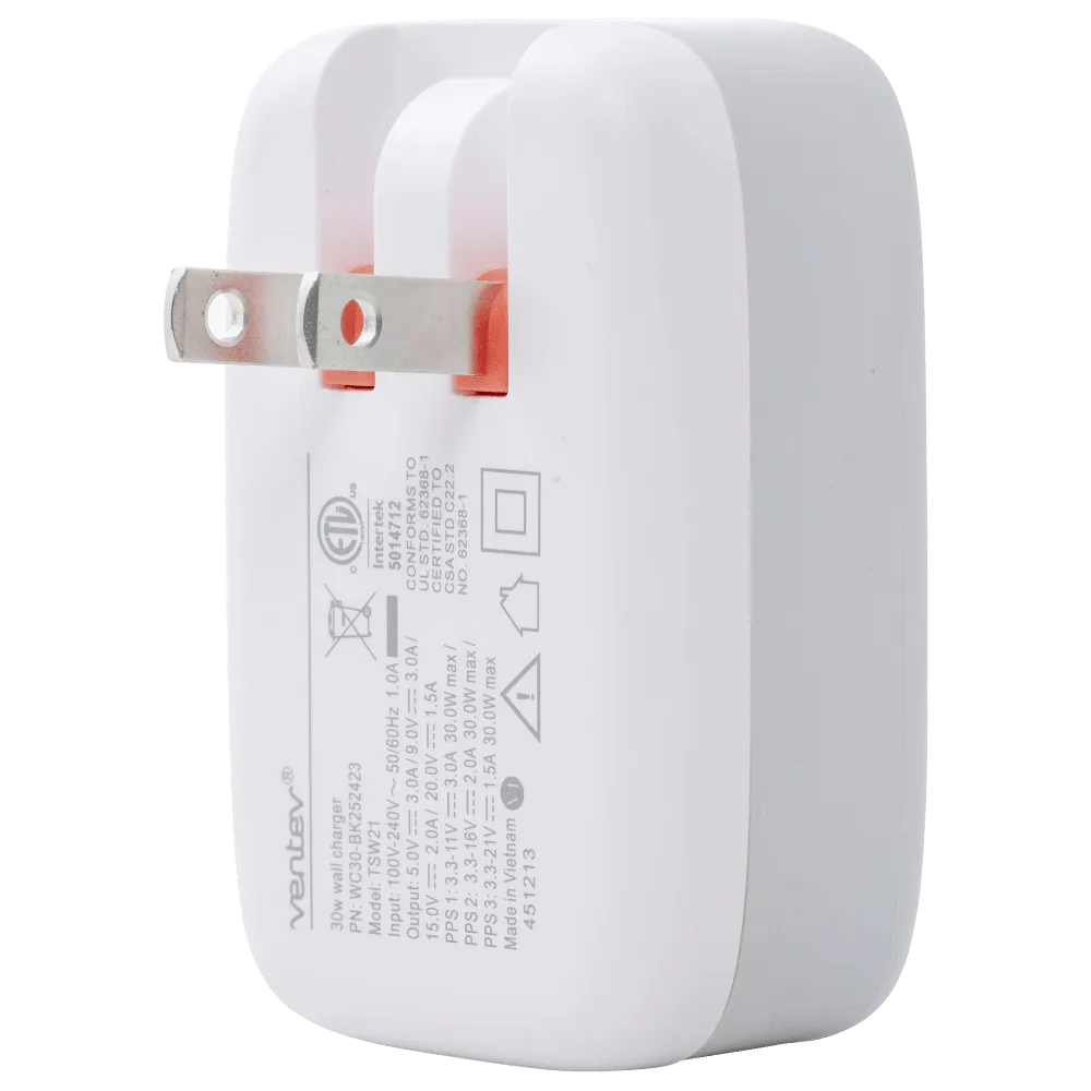 Ventev PD 30W USB C Wall Charger by Ventev