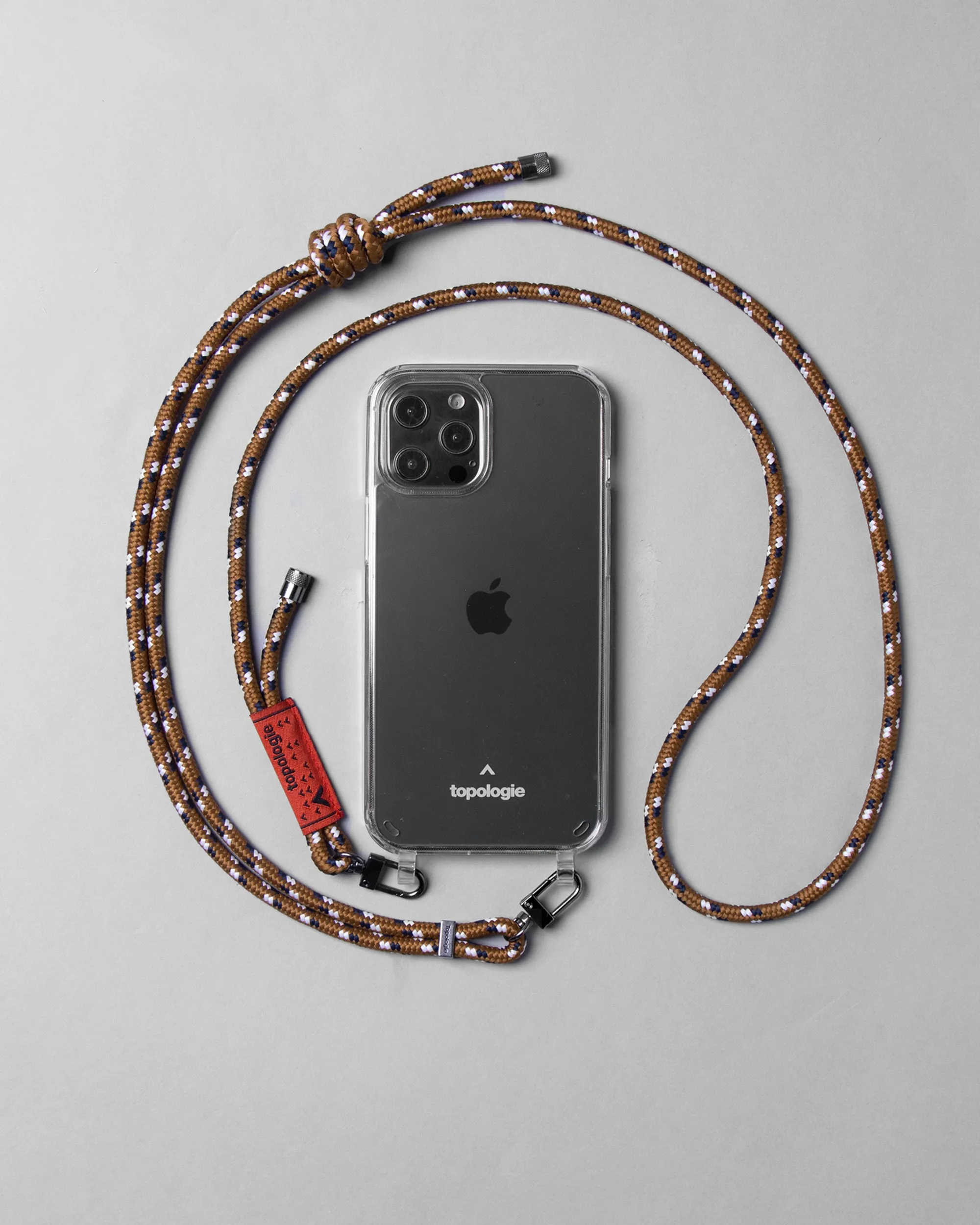 Verdon Phone Case / Clear / 6.0mm Brown Navy