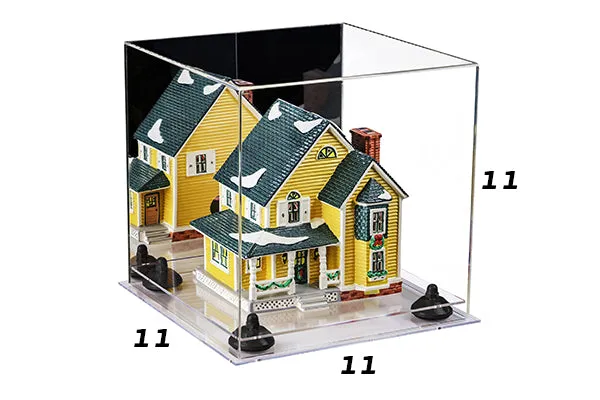 Versatile Clear Display Case 11 x 11 x 11 - Mirror (V01/A001)