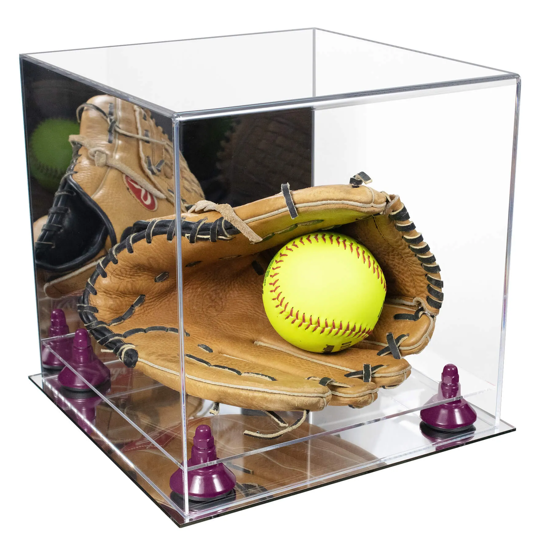 Versatile Clear Display Case 11 x 11 x 11 - Mirror (V01/A001)