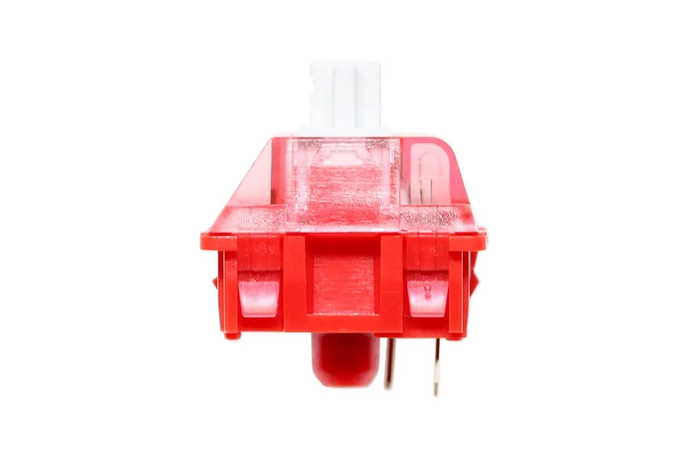 [Wholesale] CIY Red Lotus Switch Linear 45g Clear Red Top Switch mx stem switch for mechanical keyboard 50m Factory Stem Lubed PC Nylon POK