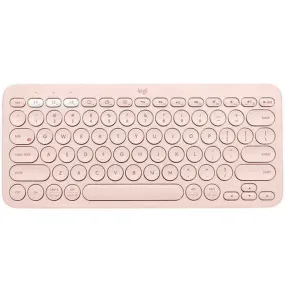 Wireless Keyboard Logitech K380 Pink Spanish Qwerty