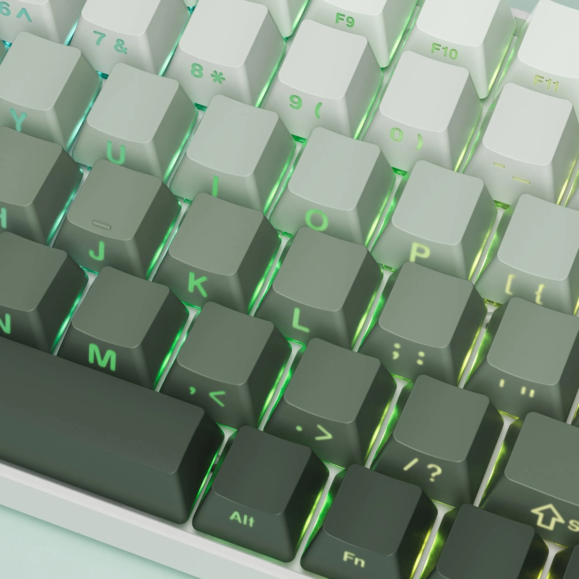 Womier Gradient Series 136-Key Side-Printed OEM Profile Keycap (6 Colors)