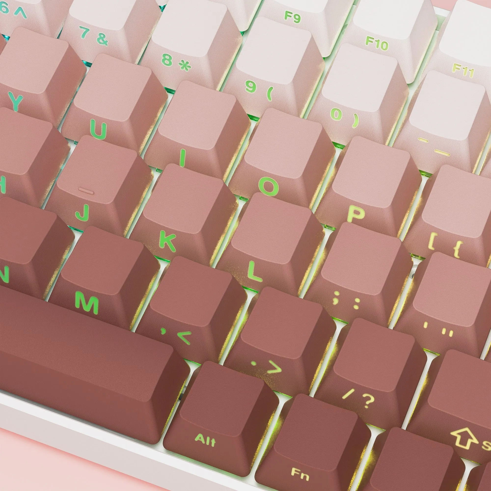 Womier Gradient Series 136-Key Side-Printed OEM Profile Keycap (6 Colors)