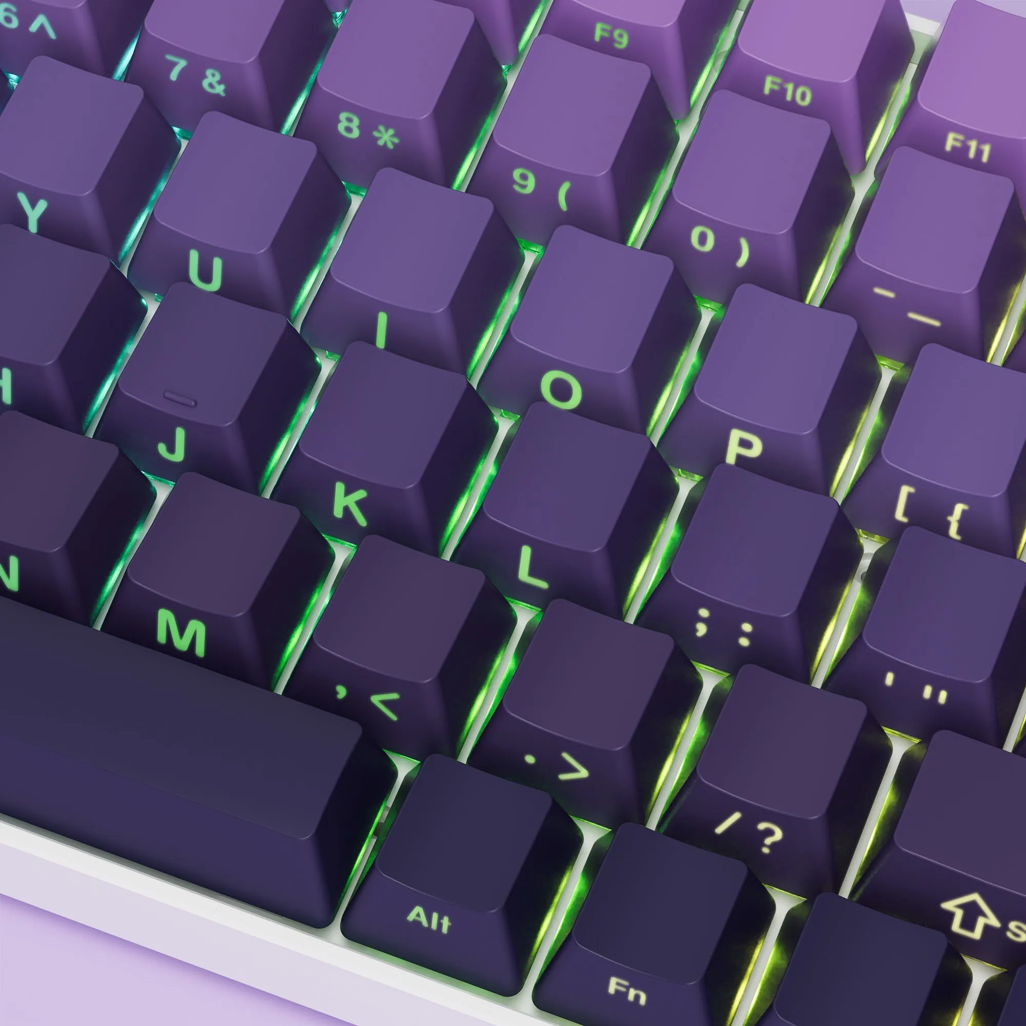 Womier Gradient Series 136-Key Side-Printed OEM Profile Keycap (6 Colors)