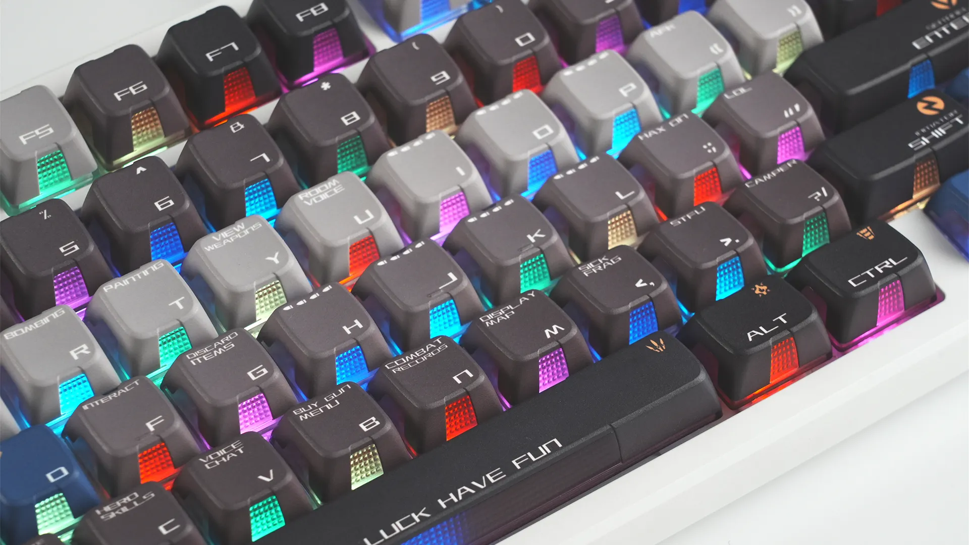 XVX Valorant Theme LIGHTHOUSE Profile Dye-sub PBT Keycap Set (125-Keys)