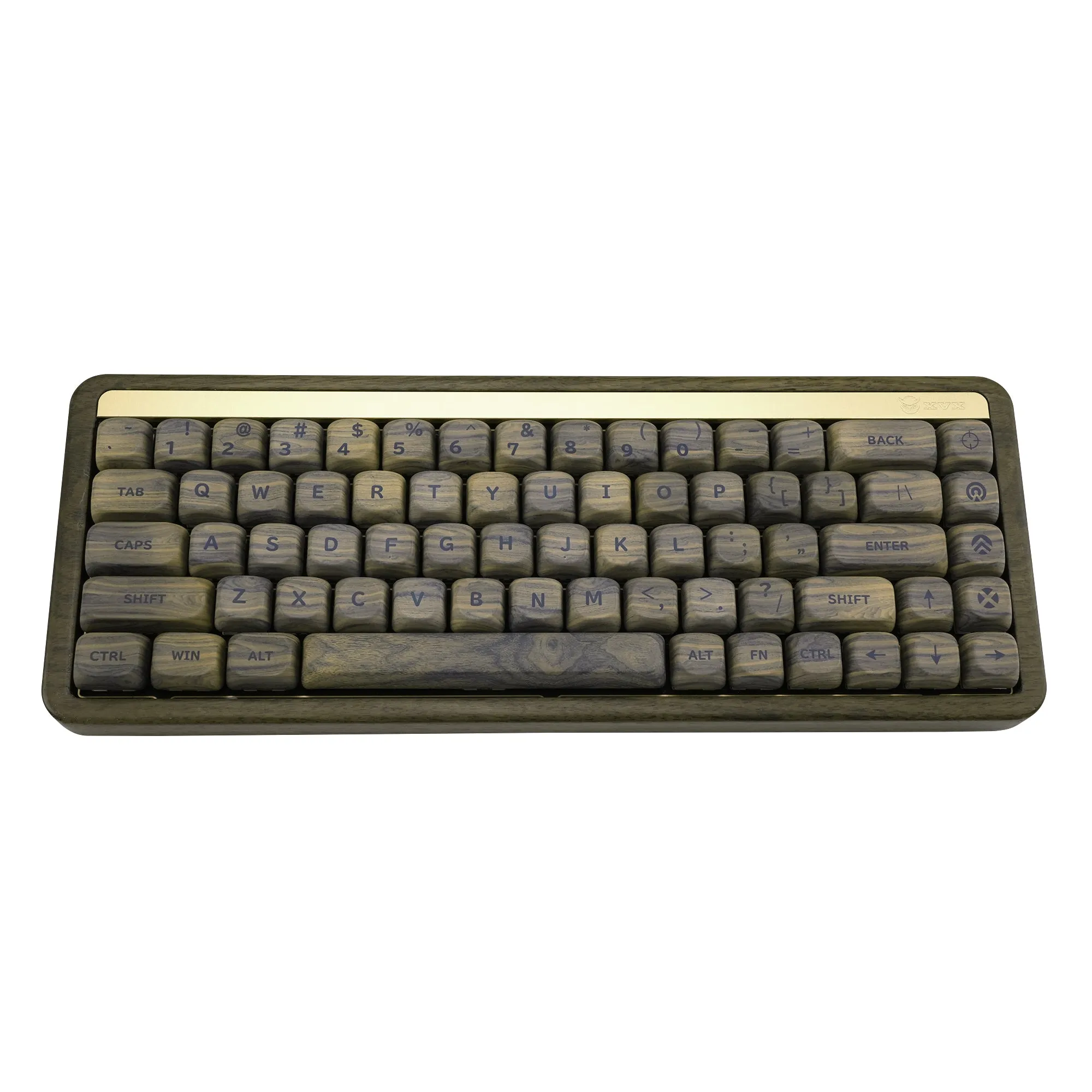 XVX Walnut Texturer  MOA  Profile Dye-Sub PBT Keycap Set 130-Key