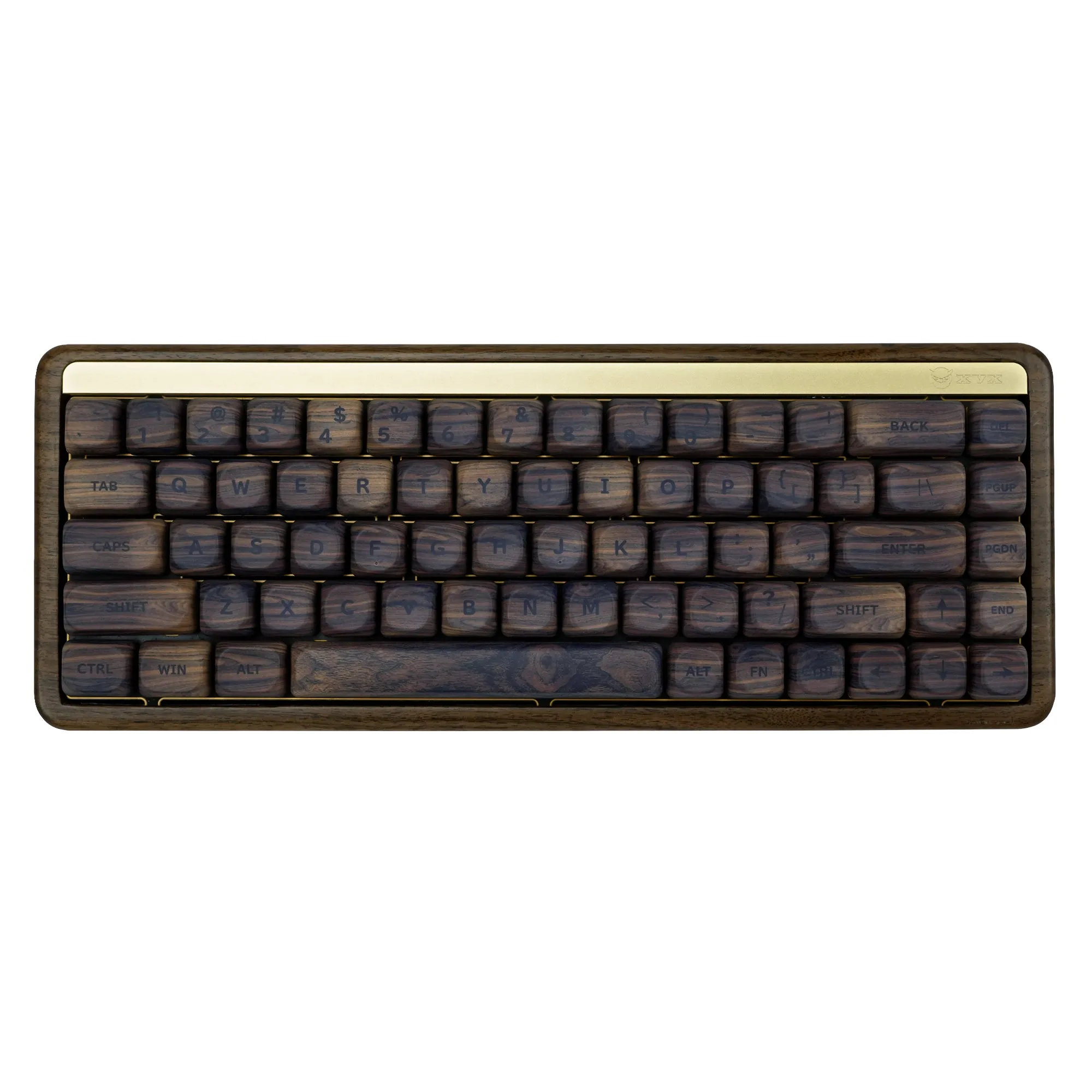 XVX Walnut Texturer  MOA  Profile Dye-Sub PBT Keycap Set 130-Key