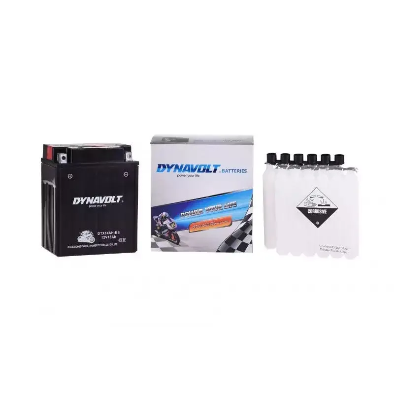 YTX14AH-BS Dynavolt AGM Battery For Motorcycle And ATV