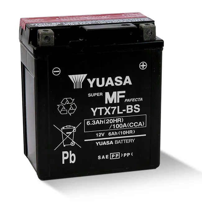 YTX7L-BS Non-DG Factory Sealed Battery Yuasa ^ (YTX7LBS)