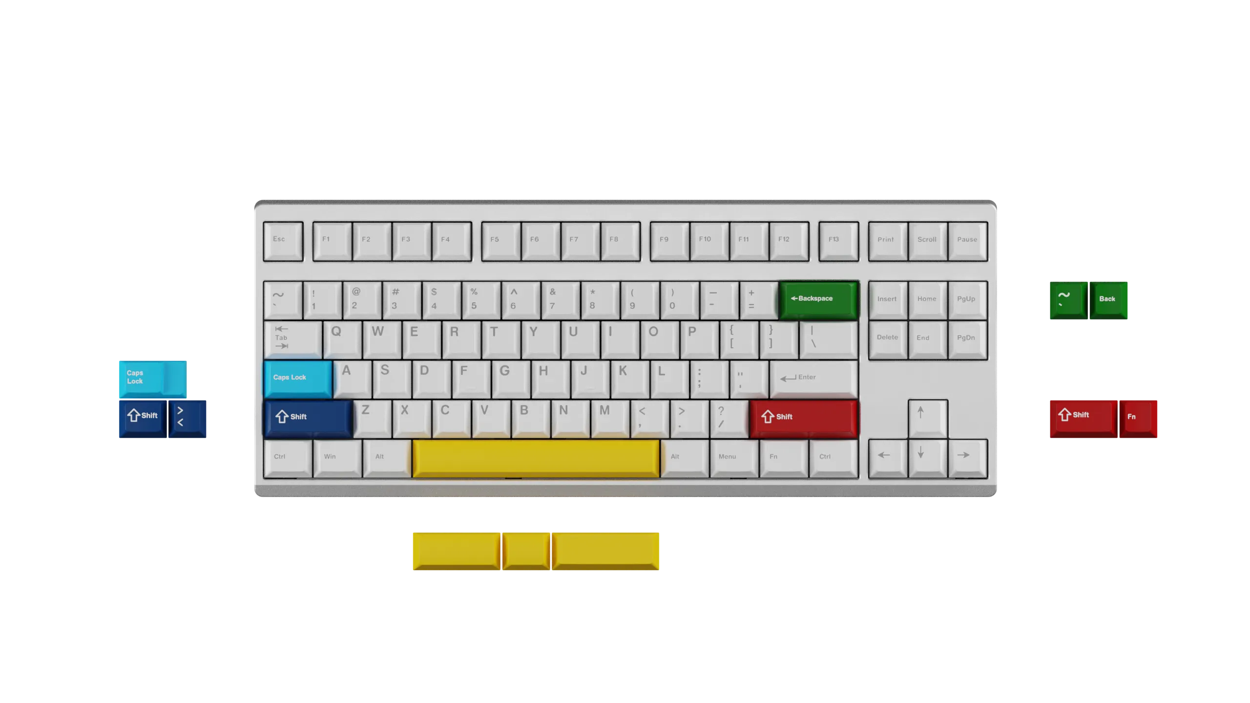 Zoom TKL Essential Edition - White Mechanical Keyboard Kit