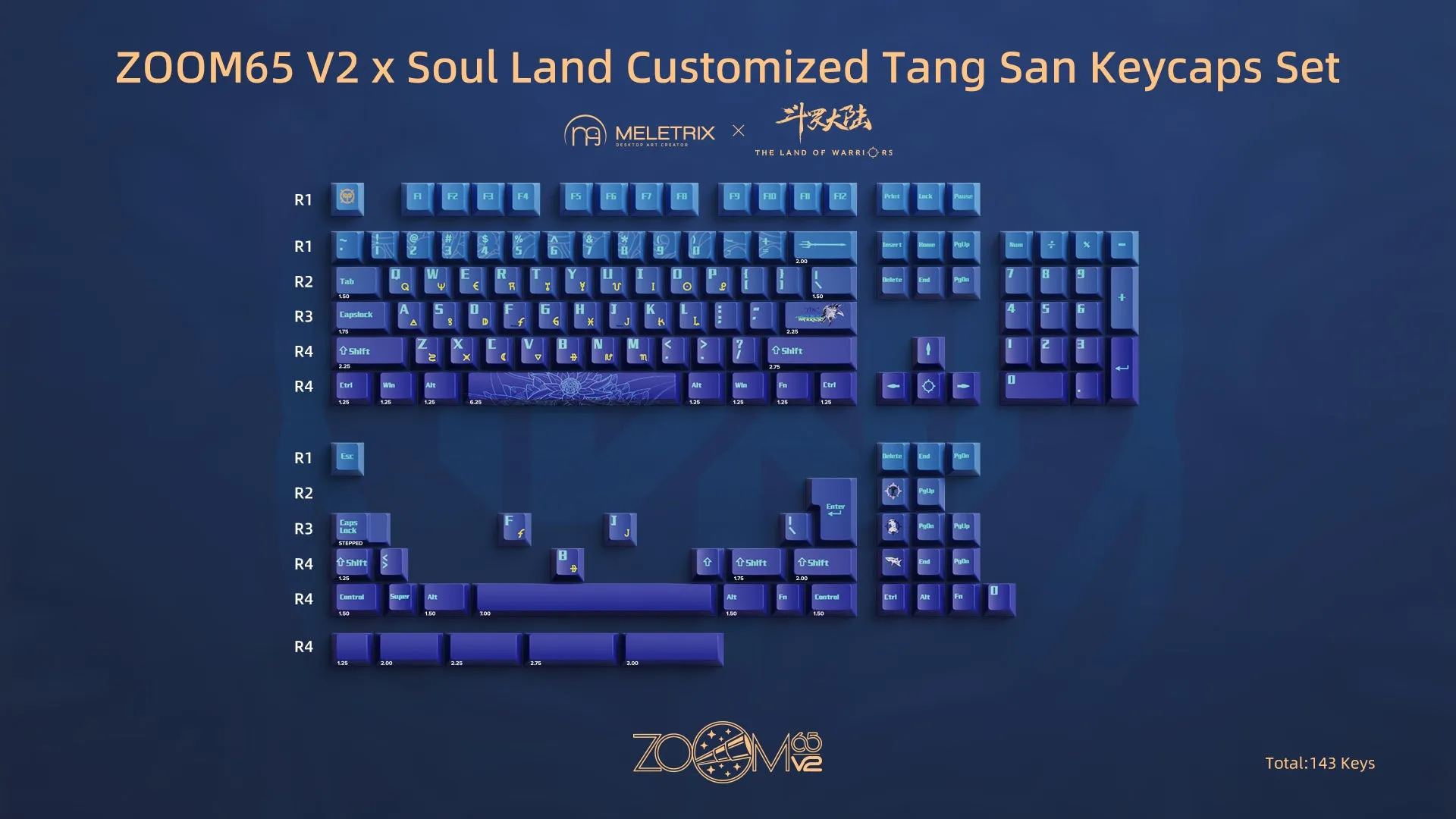 Zoom65 V2.5 x Soul Land Series (Sea Shipping)